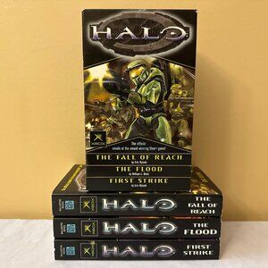 Halo Series Books 1 - 3 with Slipcase Box / Fall of Reach, Flood, First Strike